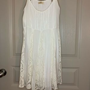 White lacy beachy dress